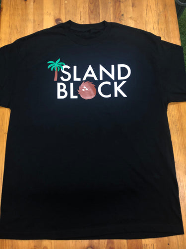 Island Block Black T-Shirt